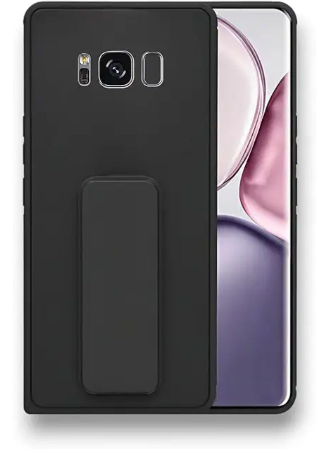 Magnetc Grip Cover For Samsung Galaxy  Note 8 , Kickstand Slim Shockproof Grip Case, Silcione Protective Cover For Samsung Galaxy Note 8 - Black